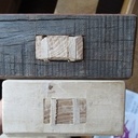 Mes maillets, azobé et charme, manche frêne, coins charme à 5mm du bord.