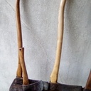 Quelque haches remises en état