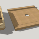 Plan gabarit queues droites 10 mm