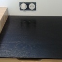 Meuble vasque en chêne