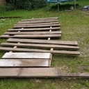 Etagère châtaigner de récupération