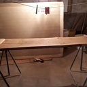 Blason rugby bois et résine epoxy