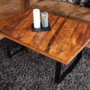 Table basse de style industriel