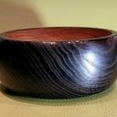 Vide-poches en chêne brûlé