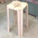 Tabouret 4 quarts