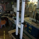 Lampe étagere sur pied