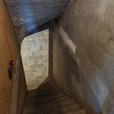 Escalier avant la pose de la main courante