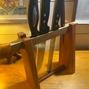 Porte couteaux bois cadeau