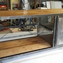 Meuble TV métal et bois