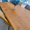 Table frêne et metal