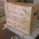 Coffre à accessoires pour tricot et crochet