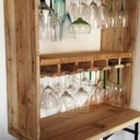 Porte verre à vin