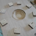 Planche à découper avec un ulu