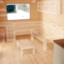 Le coin salon, bureau