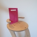 Tabouret 677 version bois