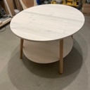 Table basse ovale