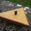 Boite en bois triangulaire