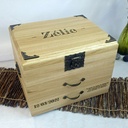 Boîte à bijoux en chêne massif personnalisée by Tito. M