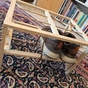 Petit meuble à chaussure en pin