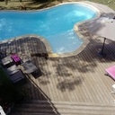 Terrasse de piscine. (Retour THT)