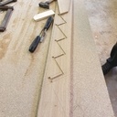 Maquette d'escalier quart tournant