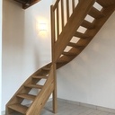 Petit escalier chêne