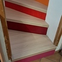 Habillage escalier béton