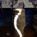 Lampe empilée