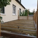 Terrasse bois sur pilotis- platelage exotique Ipé.