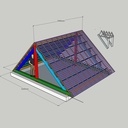 Charpente sur petite maison