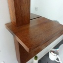 Cadre de miroir avec étagère