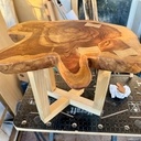 Table de chevet en teck