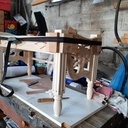 Petit banc pour le hall d'entrée en bios de palette