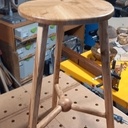 Tabouret atelier sans prétentions avec tenon mortaises