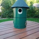 Nichoir à mésanges Ciment et bois