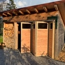 Porte accordéon de garage