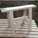 Banc de sciage ou tréteau bas