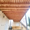 Terrasse suspendue. Douglas.