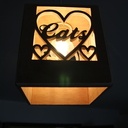 Lustre chats chantourné