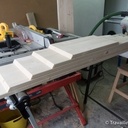 Un sapin de Noël en bois