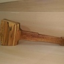 Fabrication d'un maillet en hêtre et bois exotique