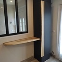 Meuble console range bouteille