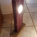 Petite lampe tout en récup.