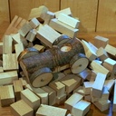 Le bolide en bois d'arbre