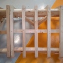 Maquette charpente ferme latine