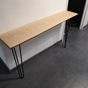 Console d'entrée en frêne