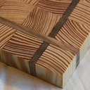 Plateau à fromage en bois de bout, 3 essences