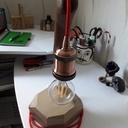 Petite lampe "hachement" belle