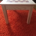 Table basse échiquier