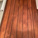 Parquet bateau en sapelli